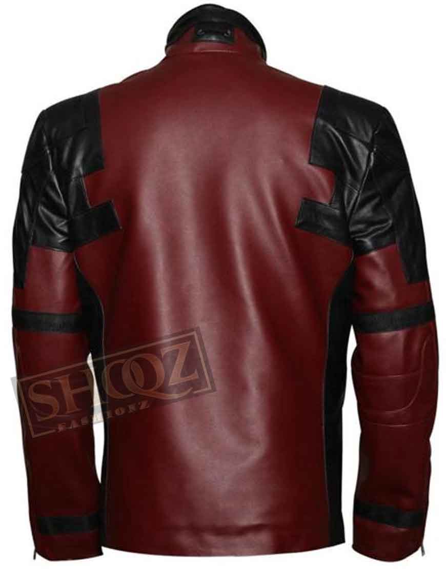 Deadpool Ryan Reynolds Costume Leather Jacket Deadpool Ryan Reynolds Costume Leather Jacket